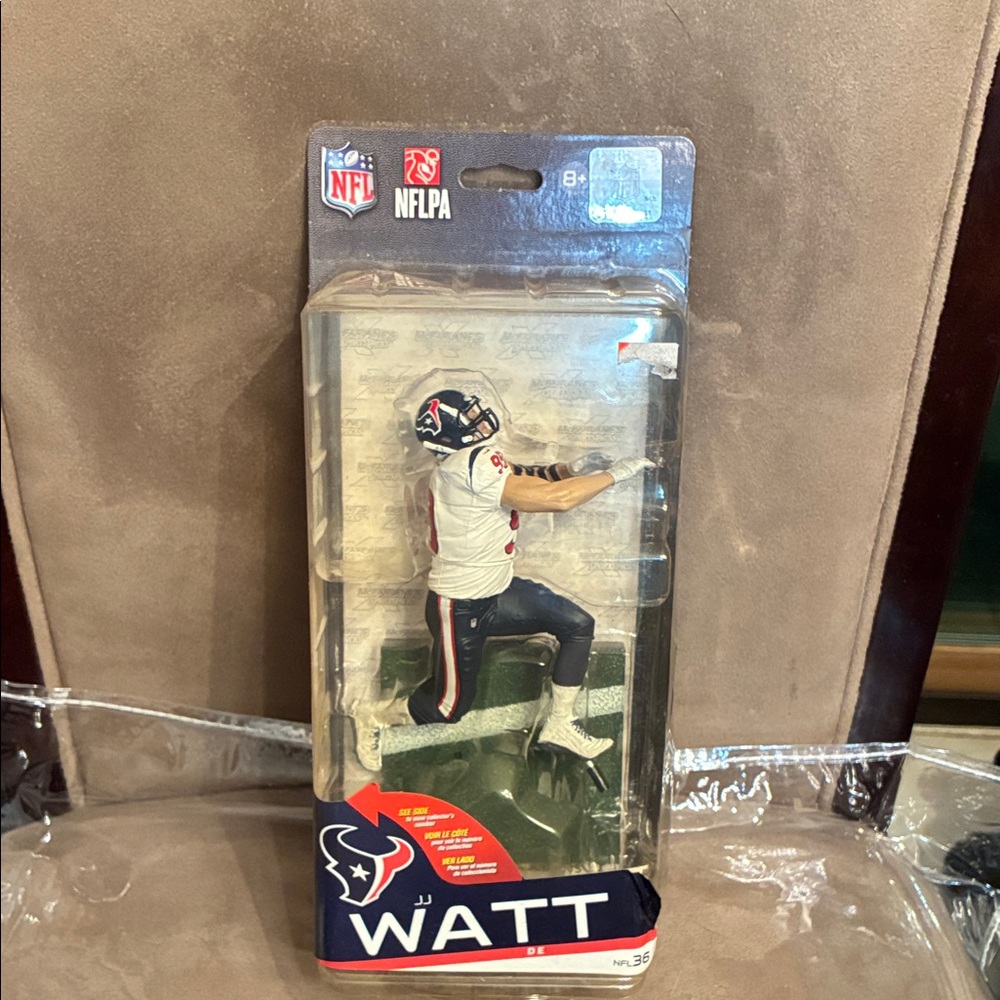 NFL Texans Watt Collectible JJ Watt Poseable Figure